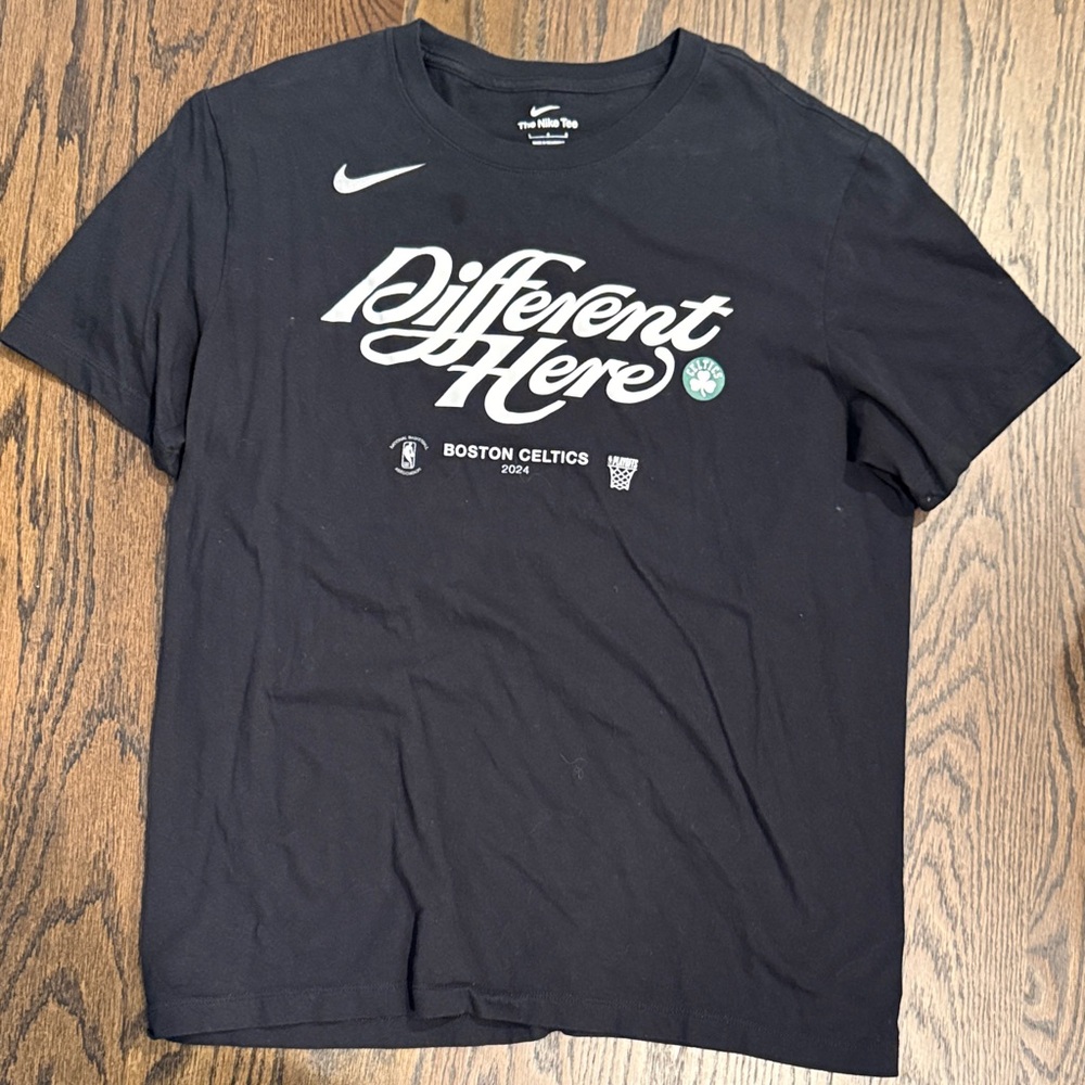 Nike Black 'Different Here' Boston Celtics Tee